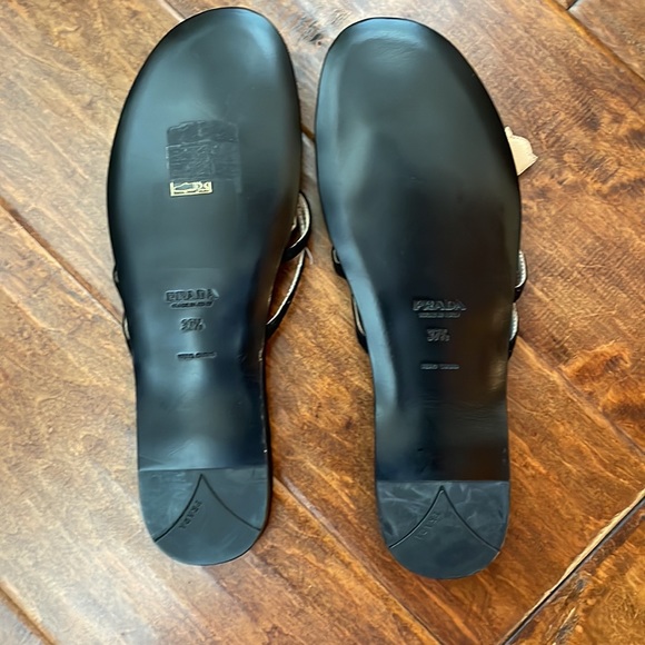 Prada 2008 Fairy Collection slip on thong sandal. NWOT - Picture 5 of 9